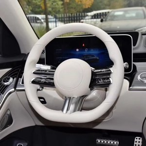 Bán nóng phù hợp cho Mercedes Benz sợi carbon da AMG tay lái GLC GLe GLS GLK C Class w204 C63 W212 w218 w207 w172 - Product Image 4