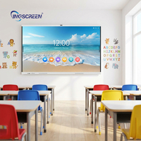 Смарт-панель INGSCREEN на Android с двумя ОС, один гигабитный порт, разделение экрана, совместное использование сети для кампусов или корпоративных сетей