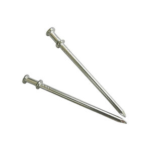 Clous duplex de construction à double tête en acier en vrac de 3 1/<span class=keywords><strong>4</strong></span> <span class=keywords><strong>pouces</strong></span> à tige lisse pour le travail du bois <span class=keywords><strong>Cloueuse</strong></span> à <span class=keywords><strong>charpente</strong></span> - Product Image 2