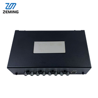Procesador DSP Automotriz Profesional de 4 Canales de Alta Potencia, Amplificador para Auto 4x45W MOSFET, Frecuencia Completa, 12V, Negro