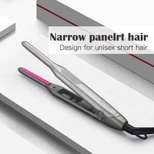 Sıcak satış 2-In-1 Mini bukle makinesi & saç düzleştirici kompakt şekillendirici aracı ile dar düzleştirme plakası - Product Image 2