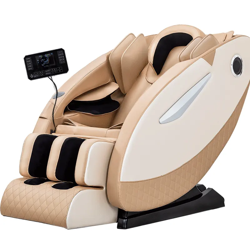 Nieuwe Ontwerp Luxe Shiatsu Massage Stoel Voet Spa Sl Track Full Body Massage Seat Zero Gravity Massage Stoel