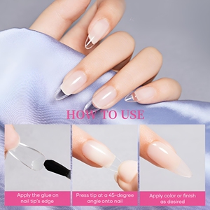 Plastic Transparante Natuurlijke Matte Ultradunne Zachte Gel Tips Kunstnagels Volledige Dekking Nageltips Kunstmatige Manicures voor Nagelverlenging - Product Image 5