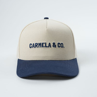 Gorra de 5 paneles de alta calidad personalizada con logotipo bordado Marco estructurado una gorra de 5 paneles personalizada con logotipo bordado Sombrero deportivo