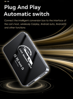 Boîtier intelligent CarPlay Android 4+32G / 2+16G, adaptateur CarPlay sans fil en option, boîte de streaming automobile