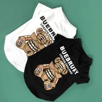 Songshantoys Offre Spéciale personnalisé chien vêtements mode Design mignon animal de compagnie été T-shirt luxe chien vêtements pour petit chien chat