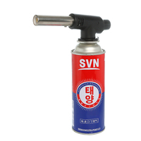 Chalumeau à gaz en acier inoxydable RH-909, torche à flamme en plastique, brûleur au butane certifié CE, 1300 degrés, pour camping, soudage, barbecue