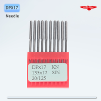 Dotec DPX17-Aiguille pour machines à coudre pied/point de chaînette SY3355 135X17 SY3357, 100 pièces