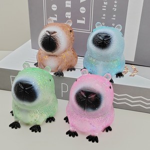 HY Juguete Antiestrés de Maltosa con Forma de Salamandra, Capibara y Pata de Gato, con Purpurina, de Dibujos Animados, de Gran Venta - Product Image 1