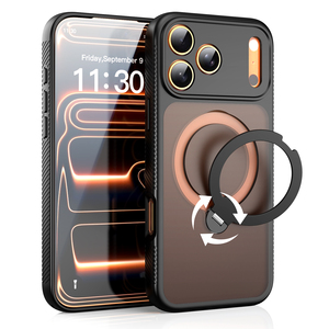 เคสโทรศัพท์สำหรับ <span class=keywords><strong>iPhone</strong></span> 18 Pro Max <span class=keywords><strong>แบ</strong></span>บขายส่ง พร้อมที่ยึดแม่เหล็ก วัสดุ TPU PC แข็งแรงทนทาน ป้องกันกล้อง ดีไซน์ด้าน - Product Image 1