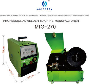 Mainstay เครื่องเชื่อม <span class=keywords><strong>Mig</strong></span> Mag Mma Tig,เครื่องเชื่อม <span class=keywords><strong>Mig</strong></span> แบบ5ใน1 270แอมป์พร้อมแก๊สหรือแก๊สเชื่อมแบบไม่มีแก๊ส - Product Image 2