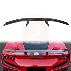 Aile arrière de voiture en fibre de carbone sèche style Novi pour Ferrari F8, spoiler arrière, accessoires de voiture, pièces automobiles - Product Image 4