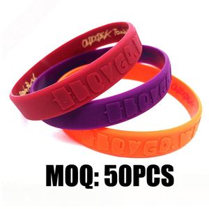 <span class=keywords><strong>Pulseras</strong></span> de silicona con nombre incrustado Accesorios de cuero Toque médico <span class=keywords><strong>para</strong></span> pareja Vibraciones Encantos afroamericanos - Product Image 5