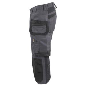 BLAKLADER - 175418329600D100 Pantalones cortos piratas artesanos elásticos Mid Gray-EAN 7330509925430 PANTALONES DE TRABAJO CORTOS DE TRABAJO - Product Image 3