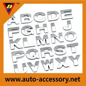 <span class=keywords><strong>Lettere</strong></span> dell'Alfabeto in Plastica Cromata Personalizzabili per <span class=keywords><strong>Auto</strong></span>, Logo 3D in ABS, Adesivo per <span class=keywords><strong>Auto</strong></span> - Product Image 6
