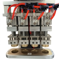 Machine de scellage semi-automatique pneumatique haute précision contrôlée par PLC pour canettes de boissons, jus, lait, plastique