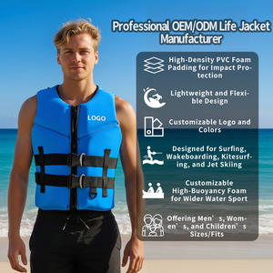 سترة نجاة قابلة للتعديل من النيوبرين للرجال والنساء، سترة سباحة للرياضات المائية والغوص والتجديف - Product Image 2