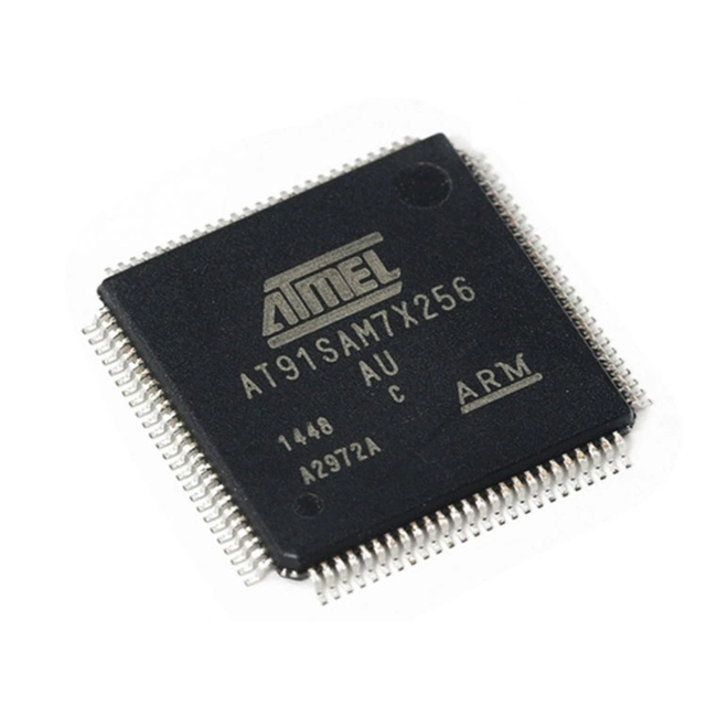 Embedded Microcontrollers AT91SAM7X256C-AU LQFP-100 Electronic Component with Good Quality Fast Delivery