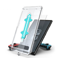 Protection d'écran transparente en verre trempé à alignement automatique pour console Nintendo Switch 2, installation facile