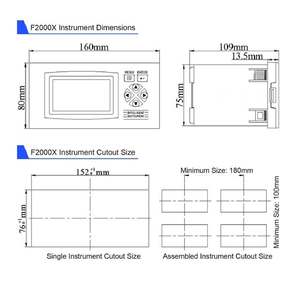 IC kaart gestuurde kwantitatieve controller LCD display voor industriële stoom <span class=keywords><strong>flow</strong></span> <span class=keywords><strong>totalizer</strong></span> - Product Image 4