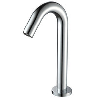 Robinet de cuisine simple moderne automatique en laiton robinet de lavabo capteur infrarouge de mouvement robinet monté sur le pont robinet unique sans contact