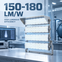 Projecteur LED modulaire fiable IP67 IK08 1000W 1200W pour l'éclairage des stades, des mât d'éclairage, des tunnels et des zones industrielles