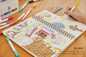 <span class=keywords><strong>Stylos</strong></span> Xinart pour <span class=keywords><strong>Cricut</strong></span> Joy écriture dessin 33 <span class=keywords><strong>stylos</strong></span> marqueurs colorés à double pointe 0.4 + 1.0 pointes, 36 paquets - Product Image 6