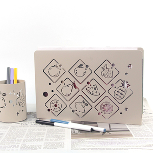 Porta Revistas Metálico Decorativo y Moderno con Diseños Personalizados para Libros, Periódicos y Revistas - Product Image 5