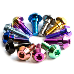 Tornillos de Rotor de Freno de Disco de Titanio TITST M6x20mm, Accesorios para Motocicleta, Tornillos Hexagonales Cónicos para Motor <span class=keywords><strong>Yamaha</strong></span> R1 R6 - Product Image 3