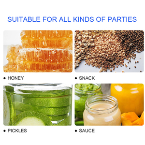 Pot en verre hermétique de 100 ml avec couvercle métallique – Solution de stockage pour emballage alimentaire, confiture, sauce, légumes marinés - Product Image 3