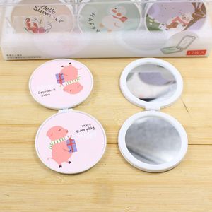 Folding <b>Mirror</b> <b>Square</b> 7cm Makeup Compact Cosmetic <b>Mirror</b> For Student Dormitory Use - Product Image 3