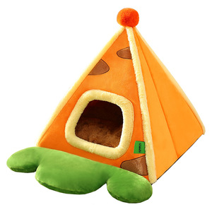 Carrot-shaped warm dog <b>bed</b> for autumn and winter, enclosed small and medium-sized dogs, dog <b>bed</b>, dog tent, cross-border - Product Image 4