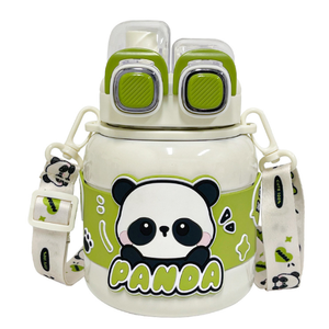 Tazza <span class=keywords><strong>di</strong></span> acqua isolata per bambini ad alto livello <span class=keywords><strong>di</strong></span> aspetto carina per studenti <span class=keywords><strong>di</strong></span> grande capacità sport bollitore pratico da viaggio doppio bicchiere - Product Image 1