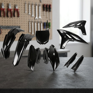Kit di plastica nera per Yamaha YZF 250 accessori per motocicli a 2010 2010 - Product Image 3