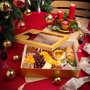 Độc Đáo Màu Hồng Cấp Thực Phẩm Nhà Hàng Bento Thực Phẩm Phục Vụ Giao Hàng Tùy Chỉnh Takeaway Đảng Sô Cô La Ăn Trưa Platter Thực Phẩm Hộp - Product Image 5