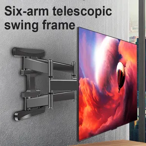 Stand 30-85 Inch Home Full Motion TV Wall Mount Bracket Multifunctional Rotating TV Stand