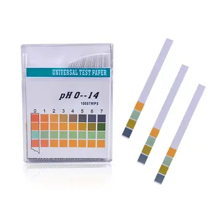 Penggunaan Lab Strip uji PH Akurasi Tinggi Kimia 1-14 0-14 kertas uji pH