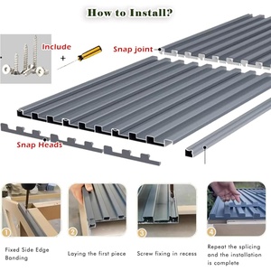 Panel de Techo Aislado de Aleación de Aluminio con Canaleta <span class=keywords><strong>para</strong></span> Aplicaciones en Almacenes Exteriores y Cámaras Frigoríficas - Aislamiento Térmico e Impermeable - Product Image 5