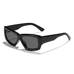 Y2K <b>Vintage</b> Thick Frame Square <b>Sunglasses</b> Retro Chunky Rectangle <b>Sunglasses</b> - Product Image 6