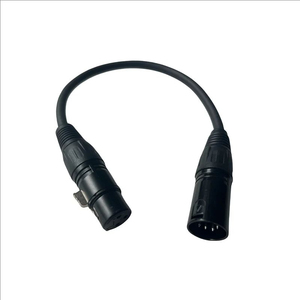 Câble Disco Light <span class=keywords><strong>DMX</strong></span> 512 <span class=keywords><strong>3</strong></span> <span class=keywords><strong>broches</strong></span> 3XLR de 30cm pour la transmission de signaux lumineux de scène - Product Image 1