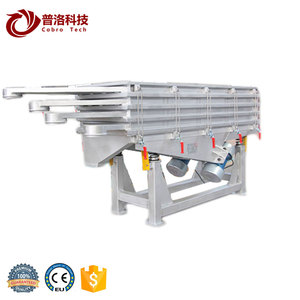 Self Cleaning Agricultural Seed Corn Grain Linear <b>Vibrating</b> Screener Sieve Machine - Product Image 6