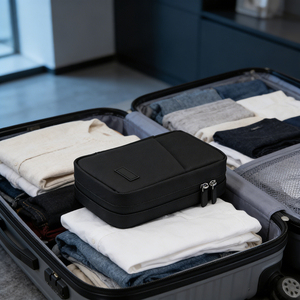 Organizador Electrónico Impermeable, Bolsa de Almacenamiento de Cables de Viaje, Estuche Portátil <span class=keywords><strong>para</strong></span> Cargador, Cable, Teléfono, Tarjetas USB, SD y Pequeños Dispositivos - Product Image 6
