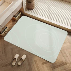 Alfombra de Baño Antideslizante Absorbente de <span class=keywords><strong>Agua</strong></span> con Diseño de Mármol Sangriento, Alfombra de Baño 3D Antideslizante de Secado Rápido para Bebés - Product Image 2