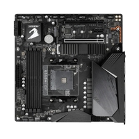廉价技嘉 B550M-AORUS-PRO-P M-ATX 主板支持 AMD B550 Ryzen 3000/5000 CPU DDR4 台式机主板，带显示 HDMI 端口