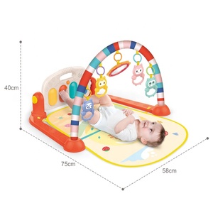 <span class=keywords><strong>Tapis</strong></span> d'éveil <span class=keywords><strong>interactif</strong></span> pour bébé avec piano à pédale, lumières et sons colorés, <span class=keywords><strong>tapis</strong></span> de jeu sensoriel pour nourrissons et nouveau-nés - Product Image 3