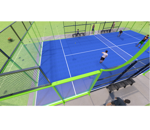 Pista de Pádel de Cristal Inmersiva Phuoc Thinh Ultra Transparente, Pista Libre de Barreras para Tenis de Pádel, Comercio Global - Product Image 1