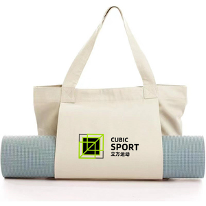 Bolsa Ecológica para Yoga y Pilates, Accesorios de Gimnasio, Bolsa de Playa de Algodón, Lona Reutilizable, Duradera, Personalizable en Tamaño/Color - Product Image 5