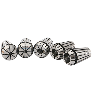 Mandrin de moteur de broche pour machine à graver Clip à ressort Er Collet Clip <span class=keywords><strong>Er16</strong></span> Ecrous de fixation Mandrin élastique de haute précision - Product Image 1