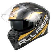 Casque de moto MY FF936S - Anti-buée - Intégral - Fibre de carbone - Certifié ECE - Toutes saisons - Pour hommes et femmes - Double vitrage