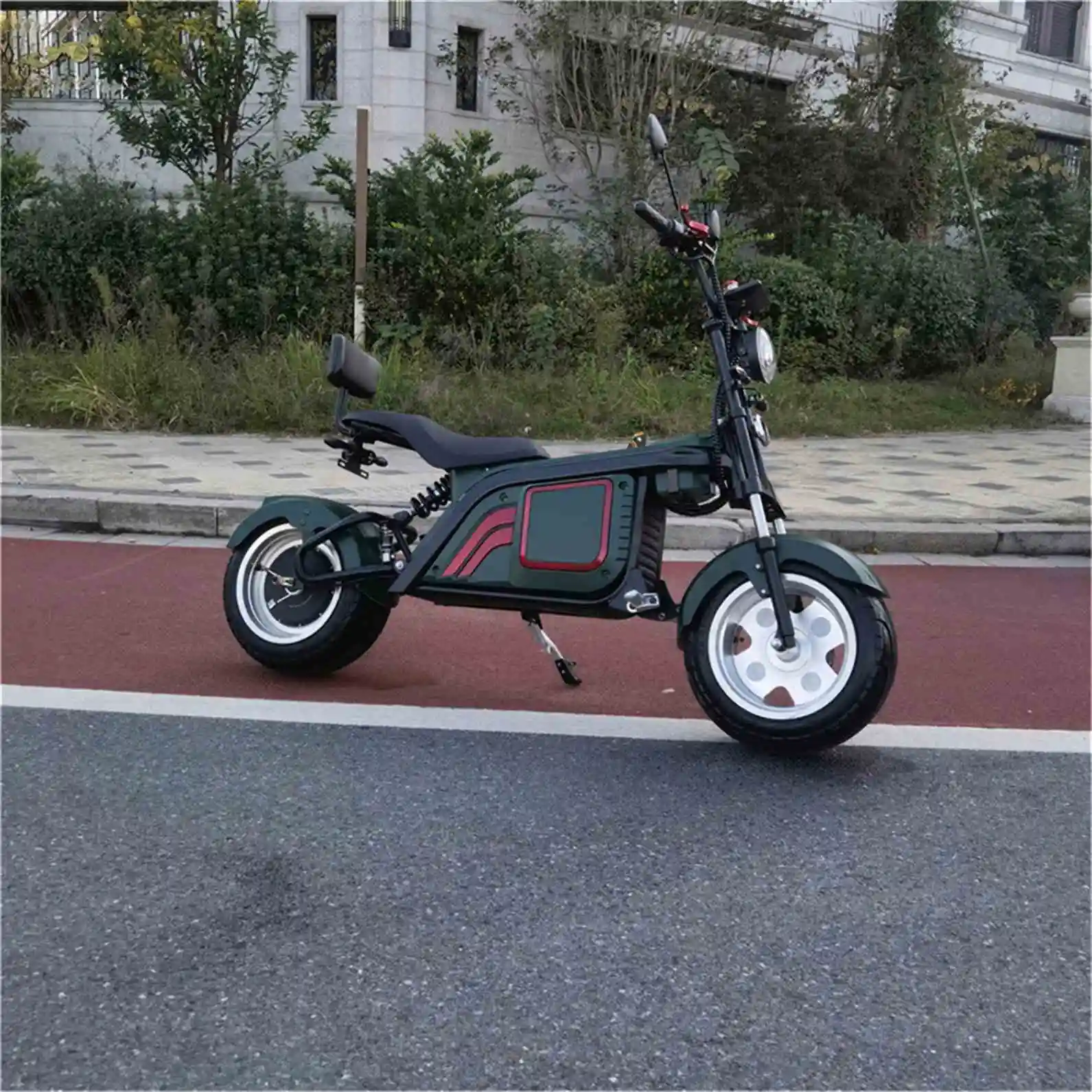 Scooter elettrico pieghevole con trasmissione a catena 5000W 20Ah con sedile